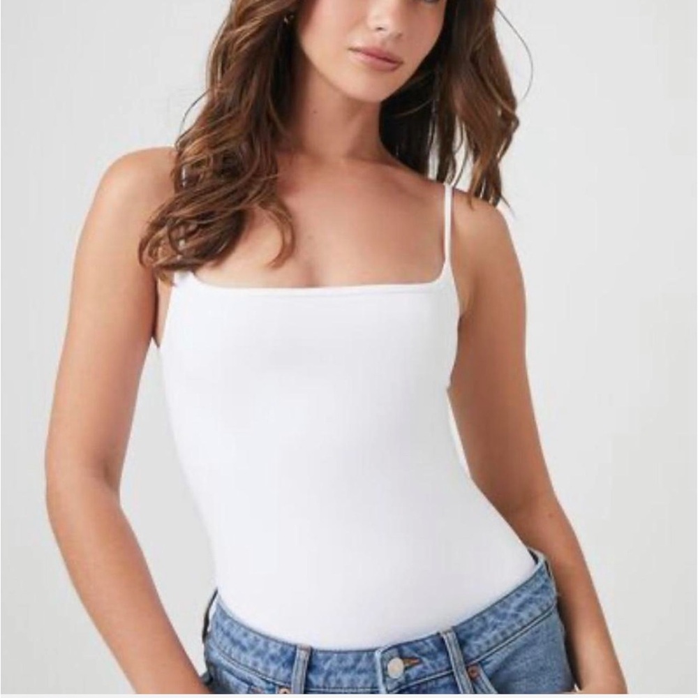 Forever 21 white cami top. Size XL
